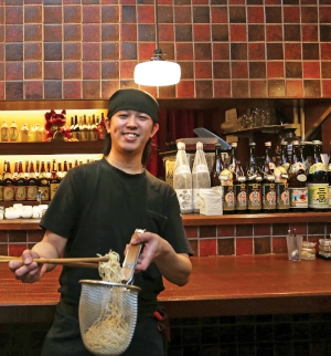 梁永賢指，自己常常在「落場」時，嘗試設計一些新穎的日本小食。