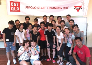 UNIQLO重視人才培育，提供多元化的訓練，包括圖中的員工領袖培訓計劃。