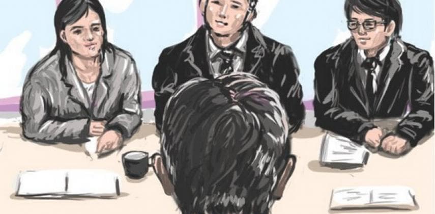 The interview gets reviewed
