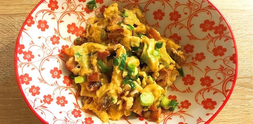 【一起煮吧！】剩食二次創作 叉燒炒滑蛋
