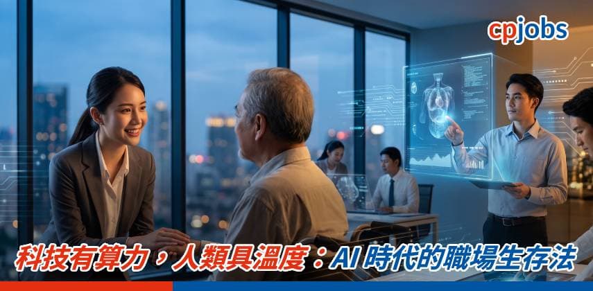 科技有算力,人類具溫度:AI 時代的職場生存法
