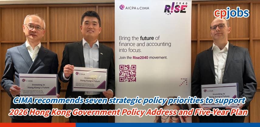 CIMA recommends seven strategic policy priorities to support