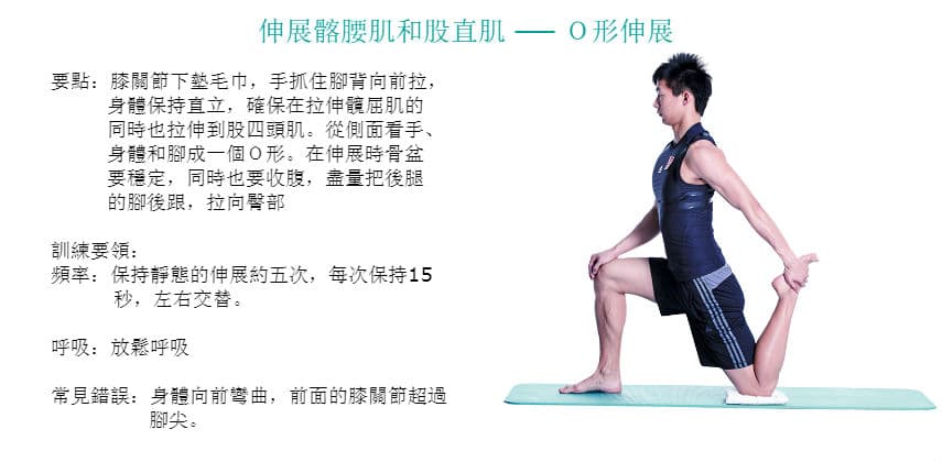 【物理自療】O形伸展: 改善踩車體適能