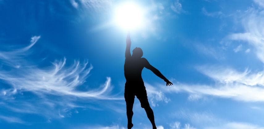 You won’t reach the top if you don’t set your sights high enough